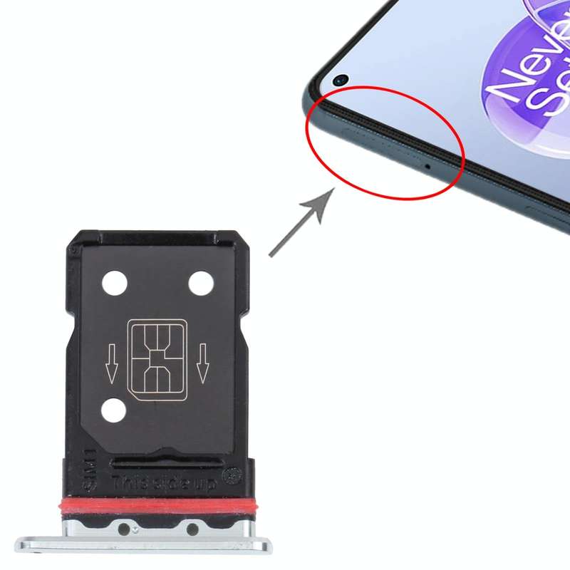 For OnePlus 9RT 5G MT2110 / MT2111 SIM Card Tray + SIM Card Tray (Silver)