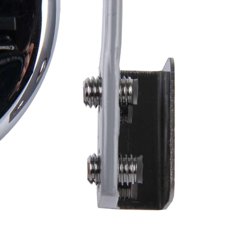 Vehicle Front Blind Area Wide-angle Adjustable Left Side Observation Mirror(Silver)