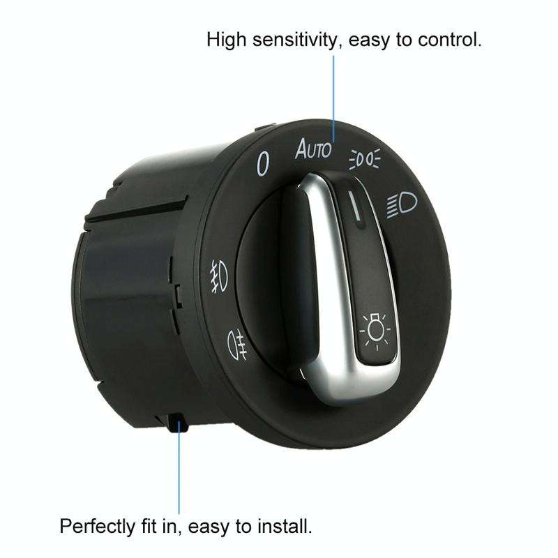 S13500 Auto Headlight Switch for Volkswagen Tiguan B6 OEM:5ND941431