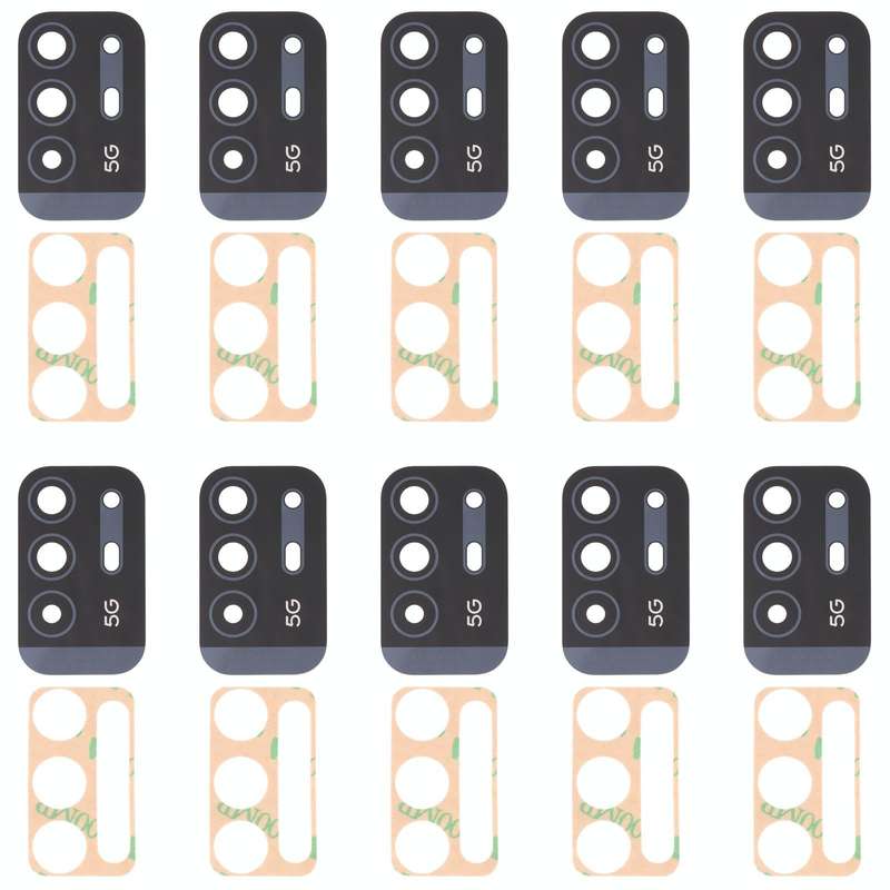 For OPPO F19 Pro+/A94 5G/A95 5G 10 PCS Back Camera Lens
