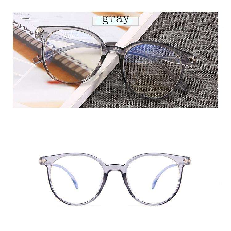 Anti Blue Anti-radiation Computer Gaming Protection Glasses for Women Men(Gray)