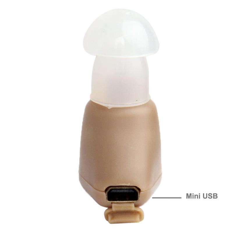 Axon Rechargeable ITE Hearing Aid Sound Amplifier, Support Volume Control (K-88)