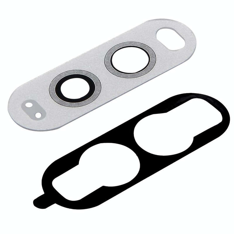 10 PCS Back Camera Lens with Adhesive for LG V20(White)