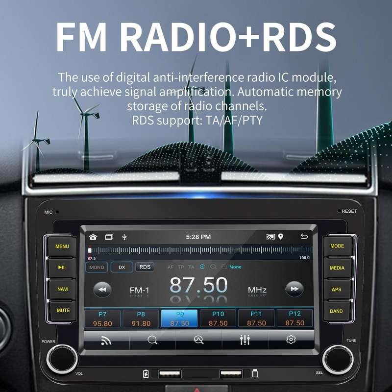 S9070 For Volkswagen 7 inch Portable Car MP5 Player Support CarPlay / Android Auto, Specification...