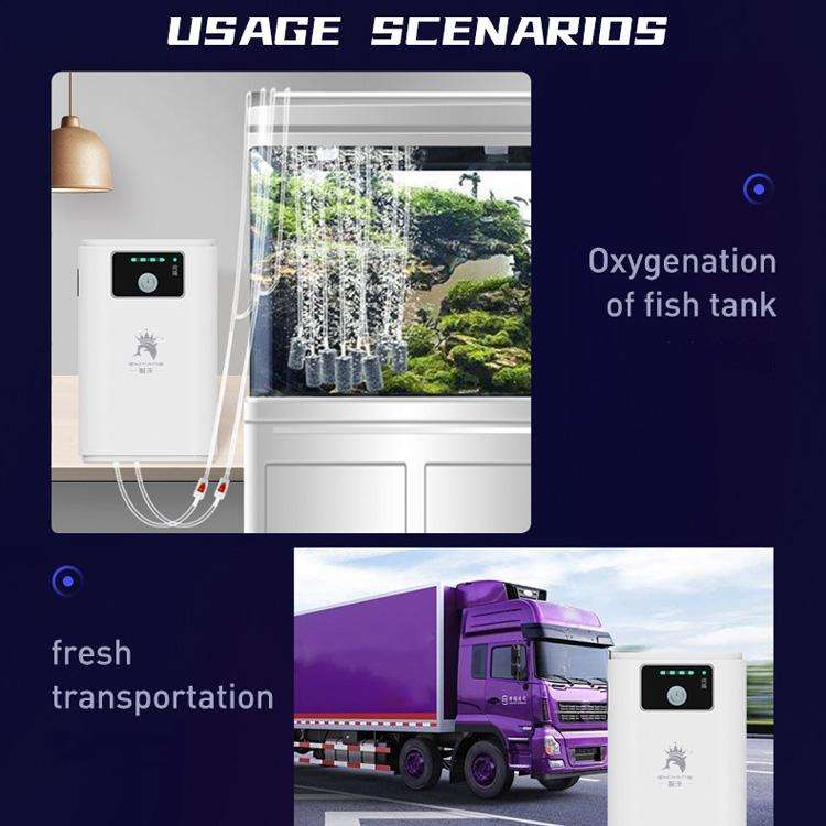 ZHIYANG Aquarium USB Oxygen Pump Fish Tank Oxygenated Air Pump, Specification: ZY-N12 USB Charging