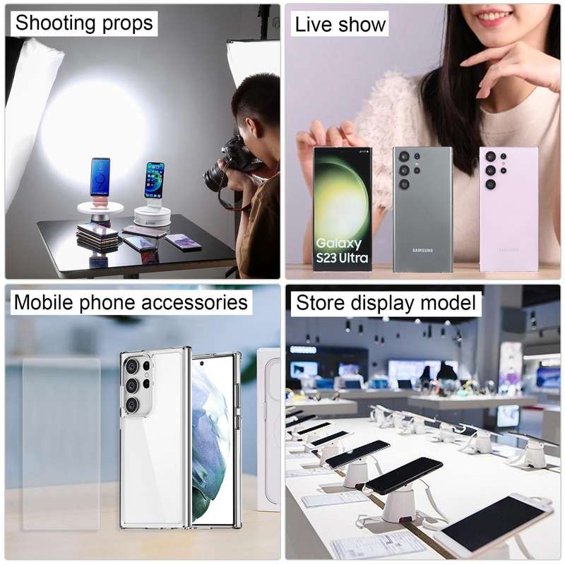 For Samsung Galaxy S23 Ultra 5G Color Screen Non-Working Fake Dummy Display Model(Lavender Purple)