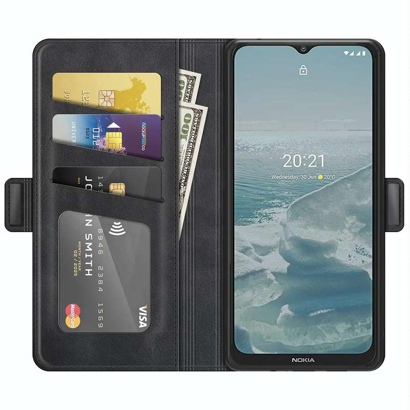 For Nokia G10/G20 Dual-side Magnetic Buckle Horizontal Flip Leather Case with Holder & Card Slots...