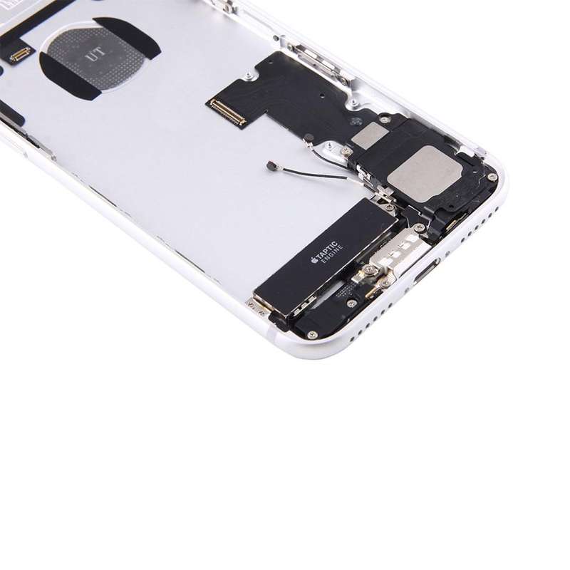 Battery Back Cover Assembly with Card Tray for iPhone 7(Silver)