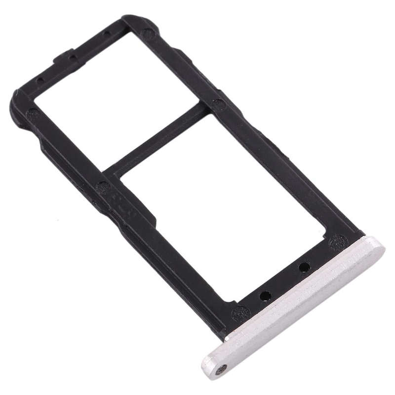 SIM Card Tray + SIM Card Tray / Micro SD Card Tray for Nokia 7 TA-1041 (White)