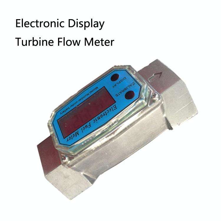 BD-H01 Electronic Display Turbine Flow Meter Metering Diesel Kerosene Methanol Urea Flow Meter Co...