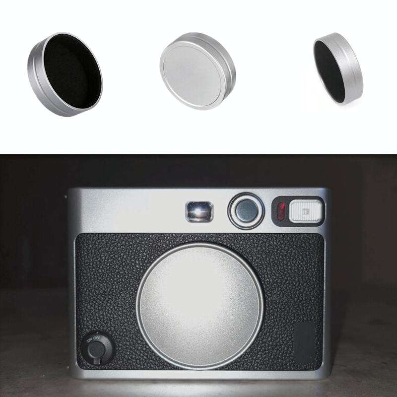 For FUJIFILM Instax Mini EVO Camera Lens Cap Aluminum Alloy Protective Cover(Silver)