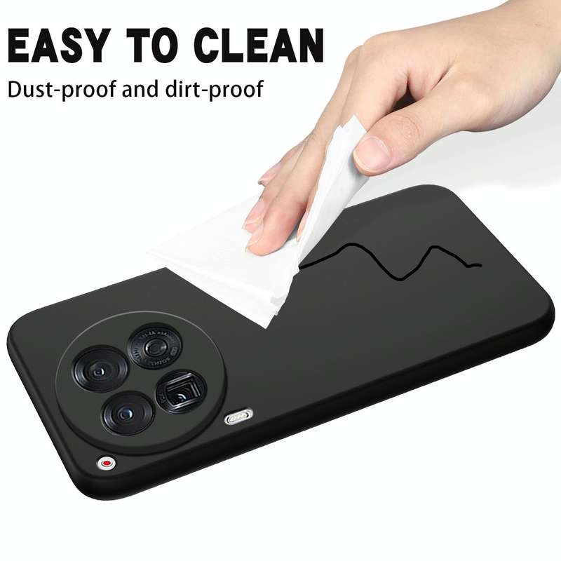 For Tecno Camon 30 Premier Pure Color Liquid Silicone Shockproof Phone Case(Black)