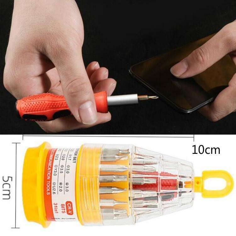 31 In 1 Small Screwdriver Cross Mobile Phone Repair Tool Pagoda Screwdriver Multifunctional Screw...