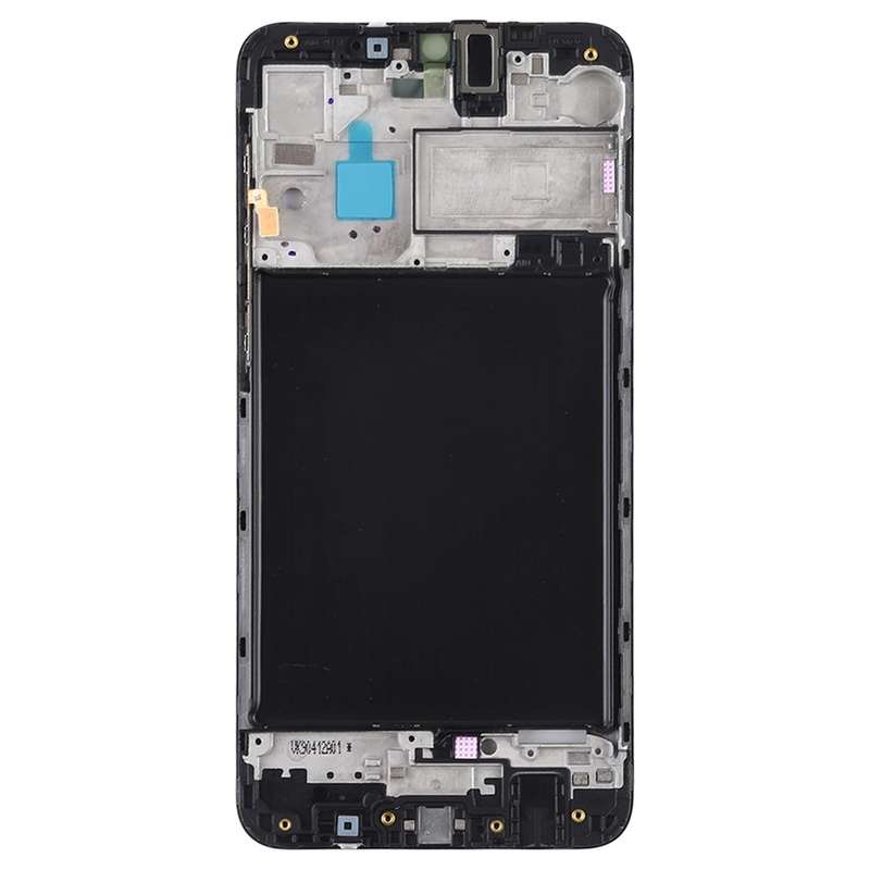 For Galaxy A10  Front Housing LCD Frame Bezel Plate (Black)