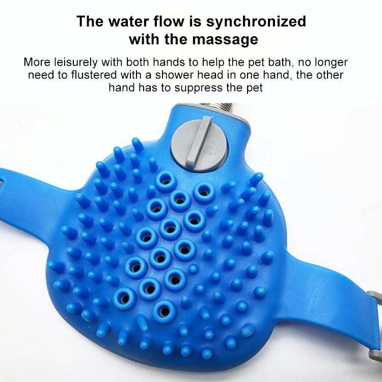 Pet Shower Nozzle Massage Shower (Blue)
