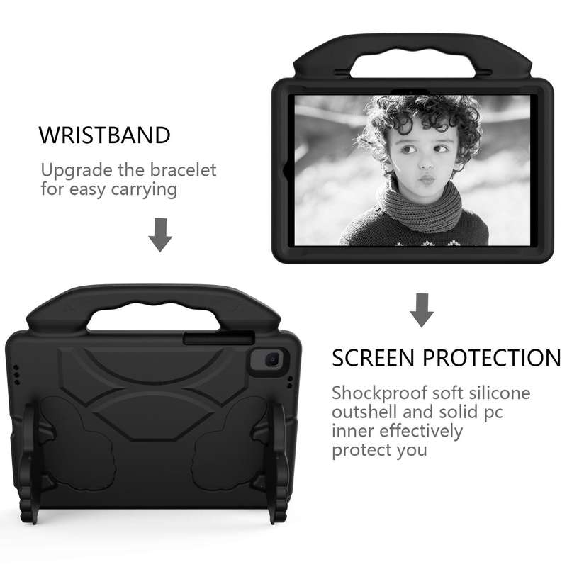 For Huawei MatePad 10.4 EVA Material Children Flat Anti Falling Cover Protective Shell with Thumb...
