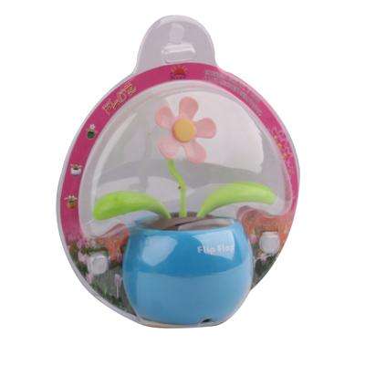 Solar Flip Flap Flower, Random Flower Color Delivery(Blue)