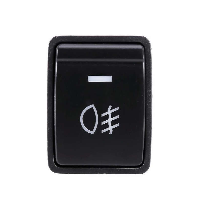 Car Fog Light 5 Pin On-Off Button Switch for Nissan Sylphy(Green Light)