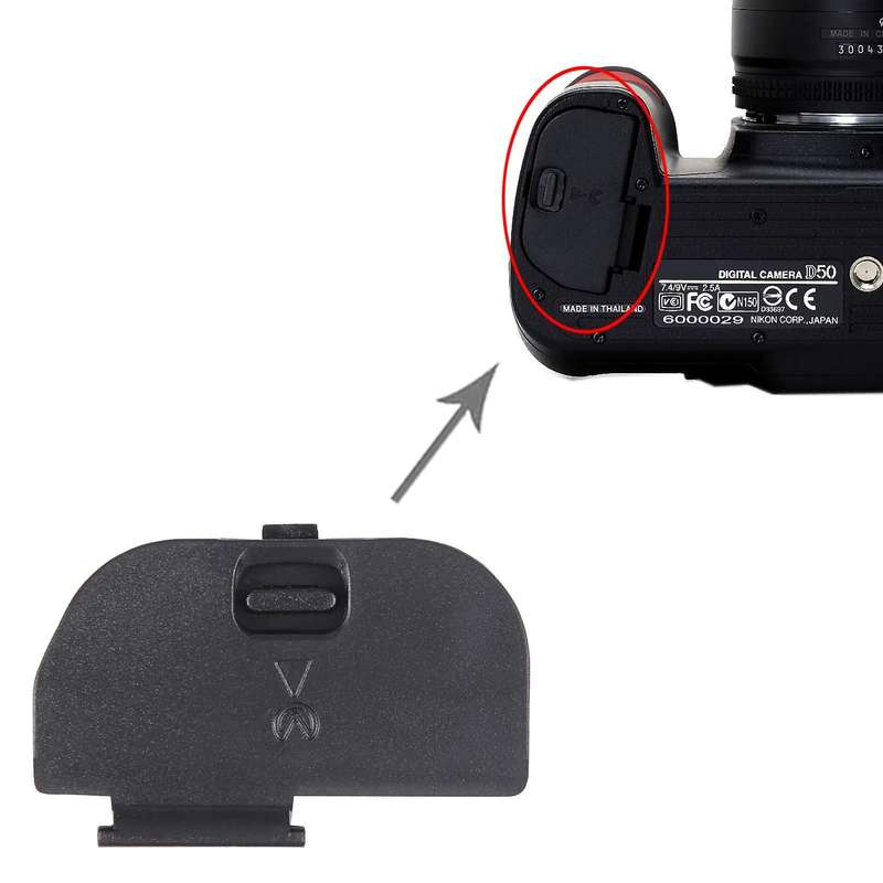 For Nikon D50 / D70 / D80 / D90 OEM Battery Compartment Cover