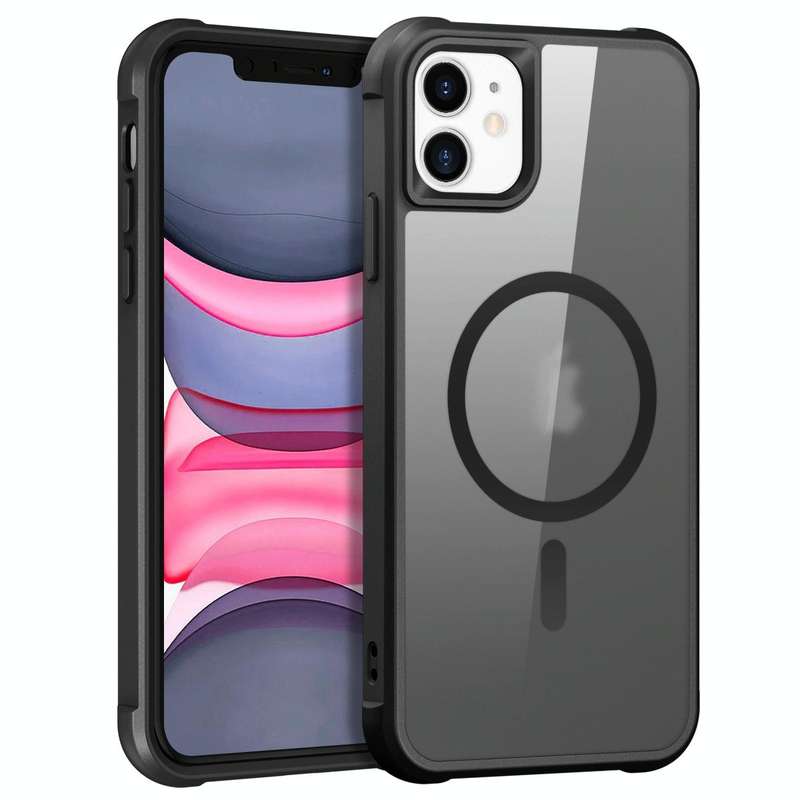For iPhone 11 MagSafe Magnetic Phone Case(Black)