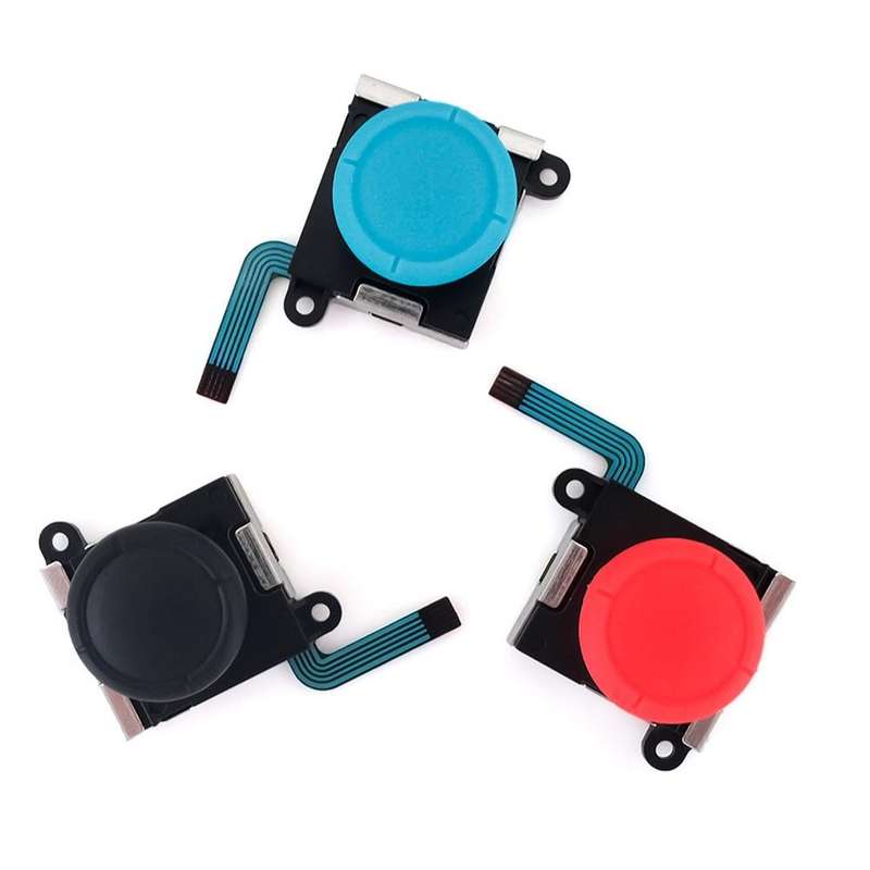 For Nintendo Switch 2pcs Game Console 3D Left Right Interoperability Rocker Remote Sensing Joysti...