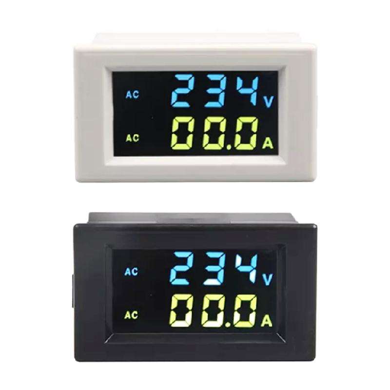 D85-2042A 110V 220V 380V 100A Digital AC Voltmeter Ammeter Current Amps Volt Meter LCD Panel Moni...