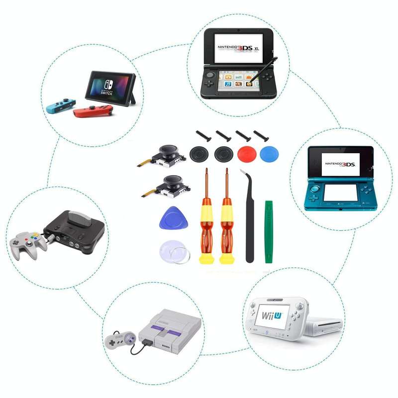 Joy-Con 3D Joystick Repair Screwdriver Set Gamepads Disassembly Tool For Nintendo Switch, Series:...