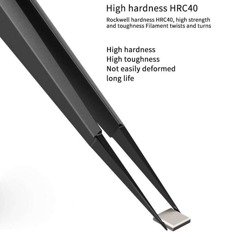 Qianli iNeezy FX-03 Stainless Steel Extra-sharp Thickened Tweezers Pointed Tweezers