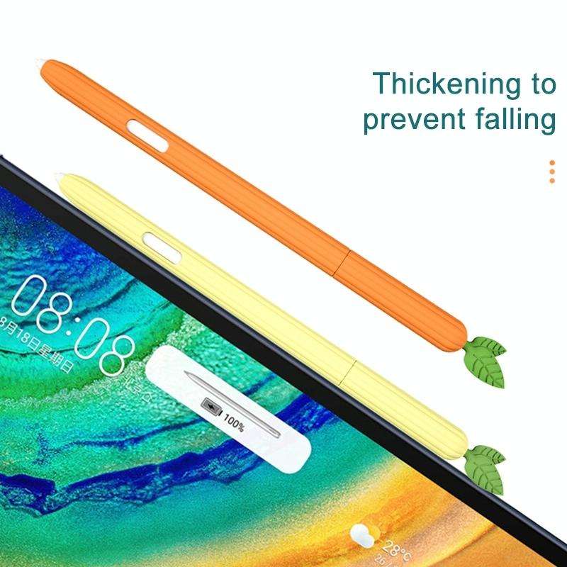 For Samsung Galaxy Tab S7 SM-870 / SM-T875 Fruit and Vegetable Shape Stylus Silicone Protective C...