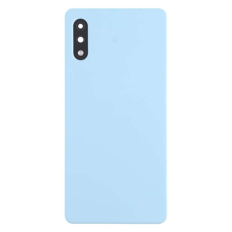 Battery Back Cover with Camera Lens Cover for Sony Xperia Ace II SO-41B(Blue)