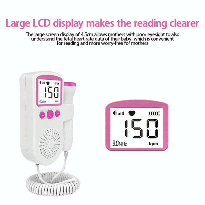B3 Home Doppler Ultrasound Handheld Fetal Heart Pregnant Women Fetal Heart Monitor(Blue)