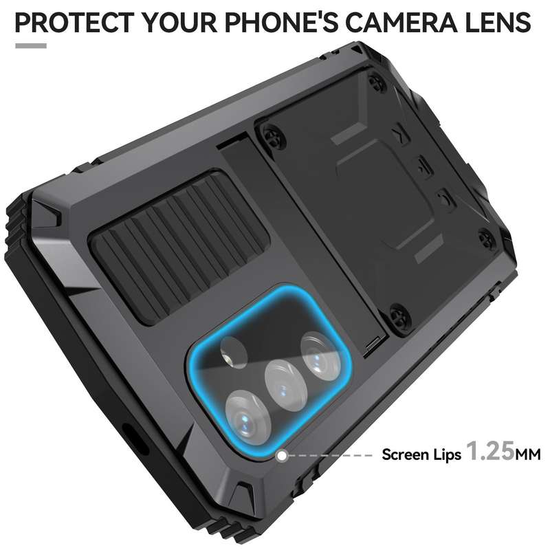 For Samsung Galaxy S24+ 5G R-JUST Life Waterproof Dustproof Shockproof Phone Case(Black)