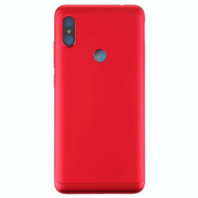 Battery Back Cover with Side Keys for Xiaomi Redmi Note 6 Pro(Red)