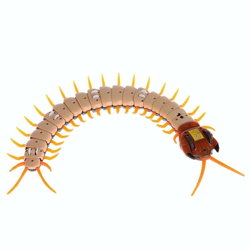 Remote Control Animal Centipede Creepy-crawly Prank Funny Toys Gift for Kids, Color Random Delivery