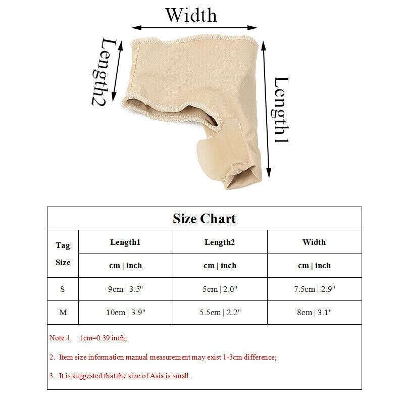 Lycra Sweat-absorbing Anti-wear Big Toe Bone Hallux Valgus Corrector(M)