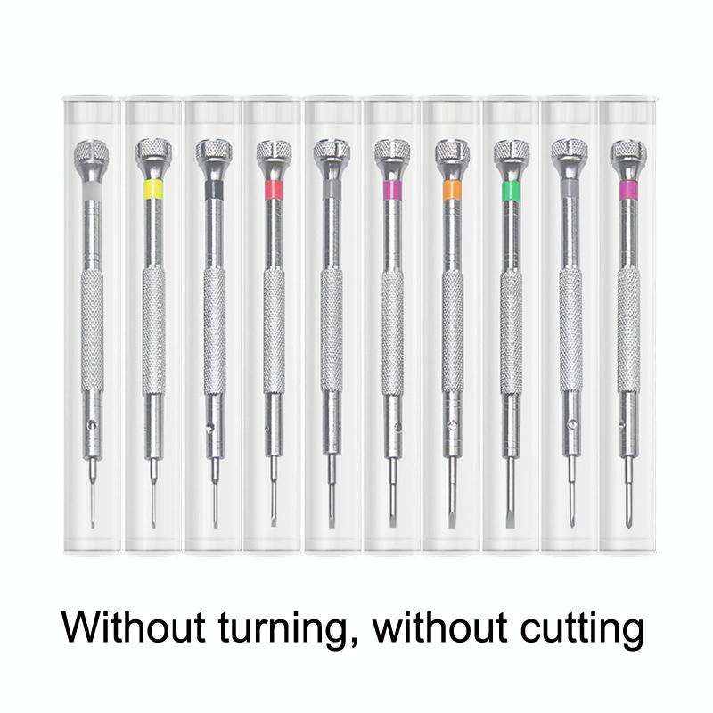 LSD5120 Repair Watch Glasses Stainless Steel Screwdriver Precision Watch Screwdriver Tool 0.6 Str...