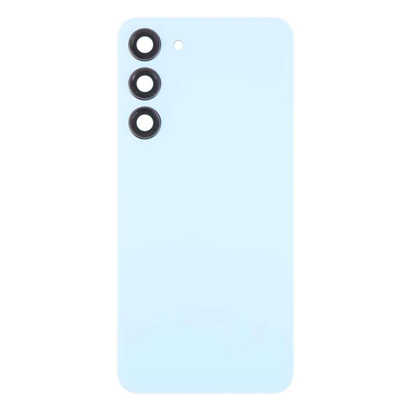 For Samsung Galaxy S23+ SM-S916B OEM Glass Battery Back Cover with Camera Lens Cover(Blue)