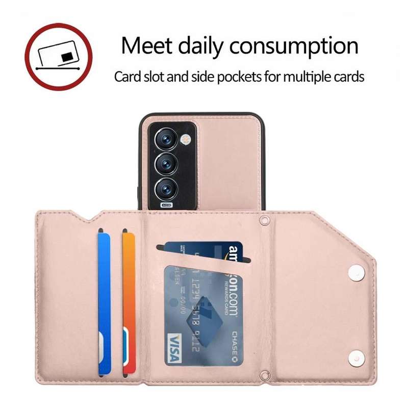 For Tecno Camon 18 Premier Skin Feel PU + TPU + PC Phone Case(Rose Gold)