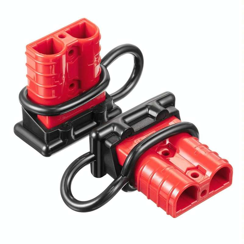 CP-0242-02 50A 600V Towing Winch Quick Connect Systems Wire Harness Plug with Dust Cover