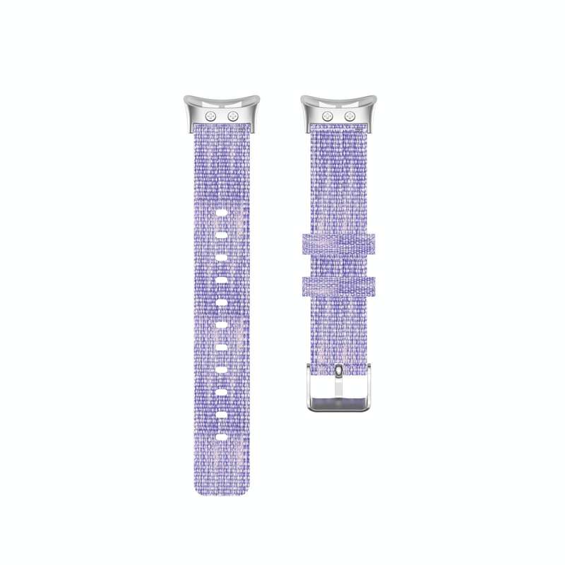 For Garmin Forerunner 45 / 45S / Swim 2 Universal Nylon Canvas Watch Band(Purple)
