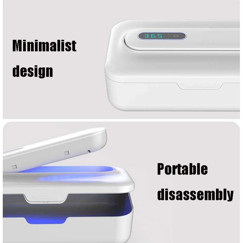 XD003 Underwear UV Sterilization Machine Cosmetic Brush Storage Disinfection Box(White)