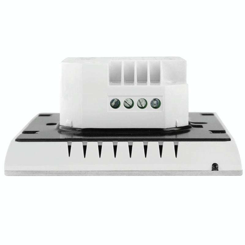 Electric Floor Heating System LCD Display Programmable Room Thermostat(Black)