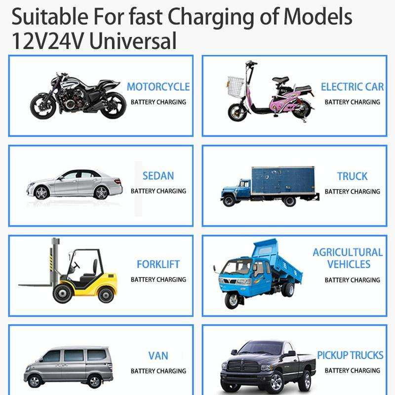 ANJING AJ-618E Battery Charger Car Battery Repairer, Model: US Plug