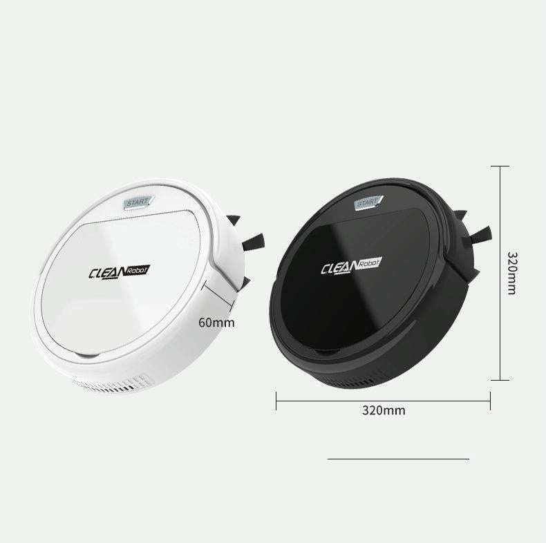 Household Intelligent Automatic Sweeping Robot, Specification:Upgrade Four Motors(Black)