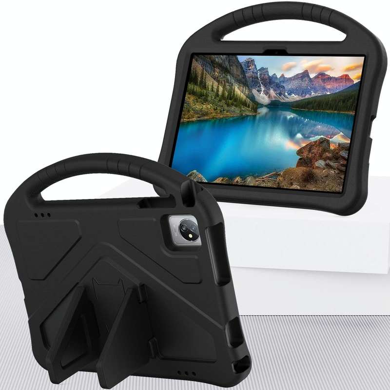 For Blackview Tab 70 WiFi 2023 EVA Shockproof Tablet Case with Holder(Black)