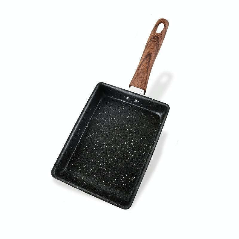JBY-6658 Small Frying Pan Tamagoyaki Pan Maifanshi Non-Stick Frying Pan Square Omelette Pan,Size:...