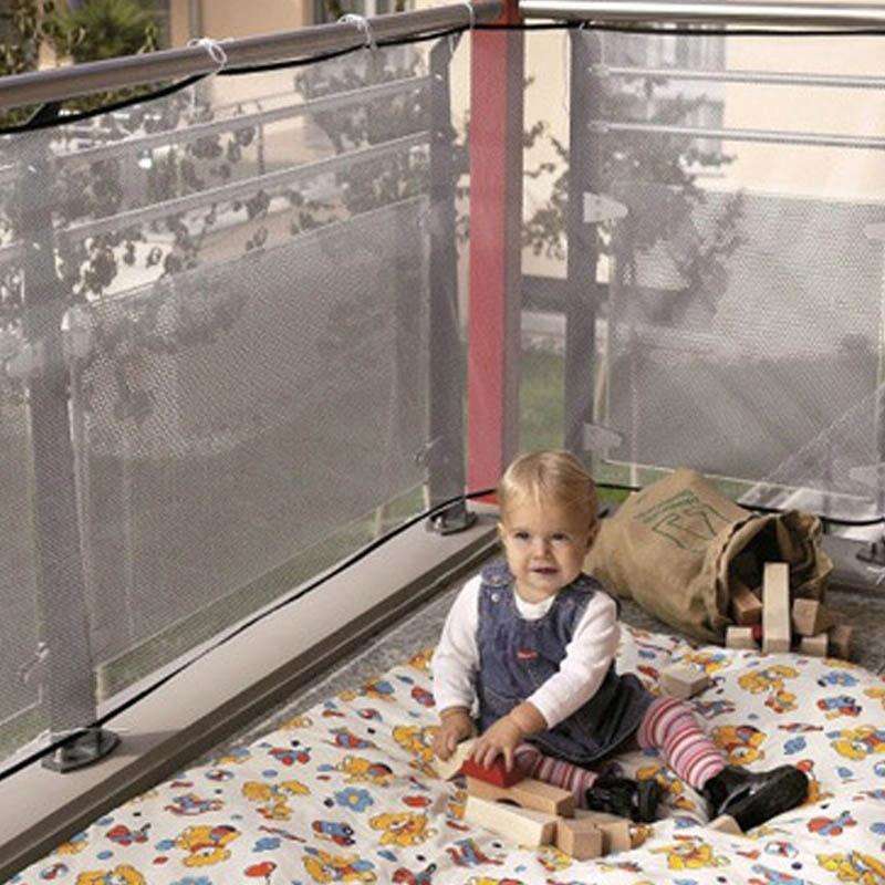 3m Thickening Safety Cope Braided Balcony Stair Safety Net for Child(Blue)