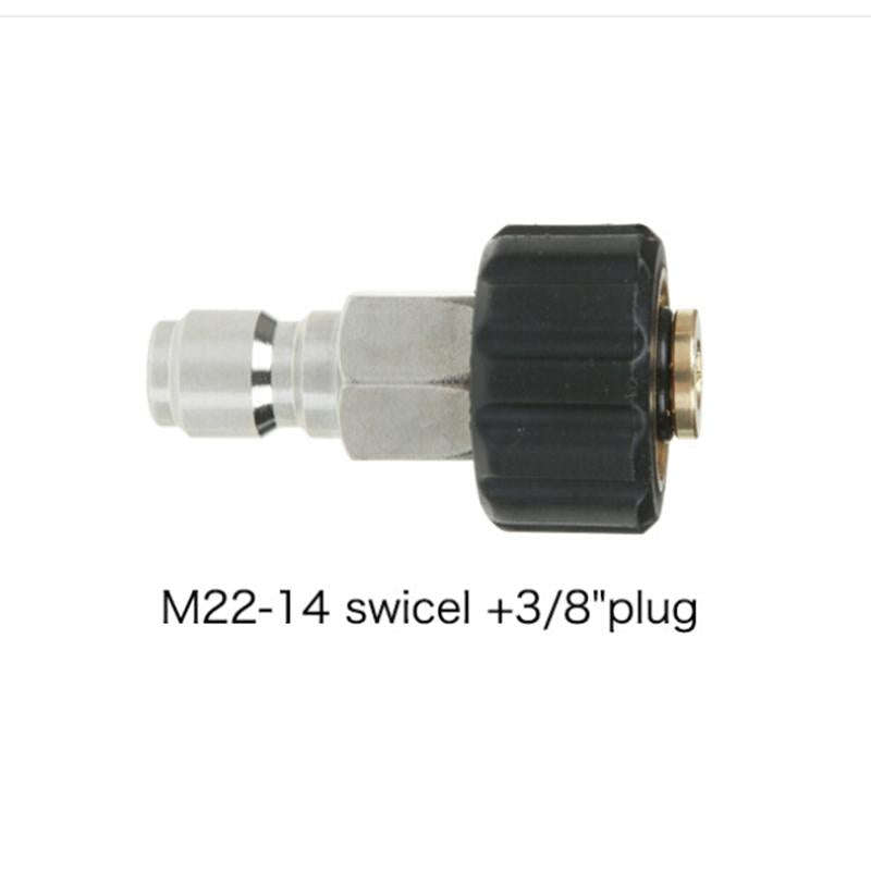 Pressure Washer Accessories Quick Connect Car Wash Water Hose Quick Connection, Typle:15-3/8 Male...