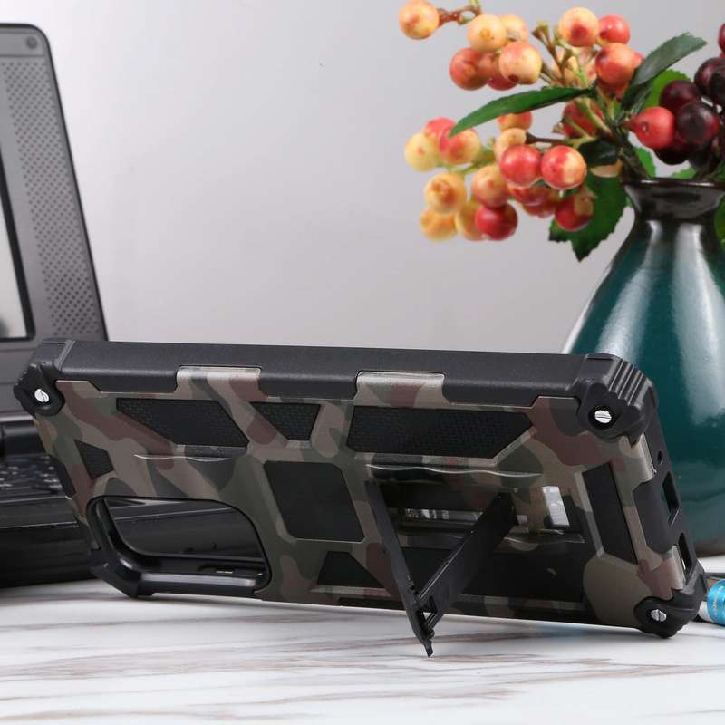 For Samsung Galaxy A33 5G Camouflage Armor Shockproof TPU + PC Magnetic Protective Phone Case wit...