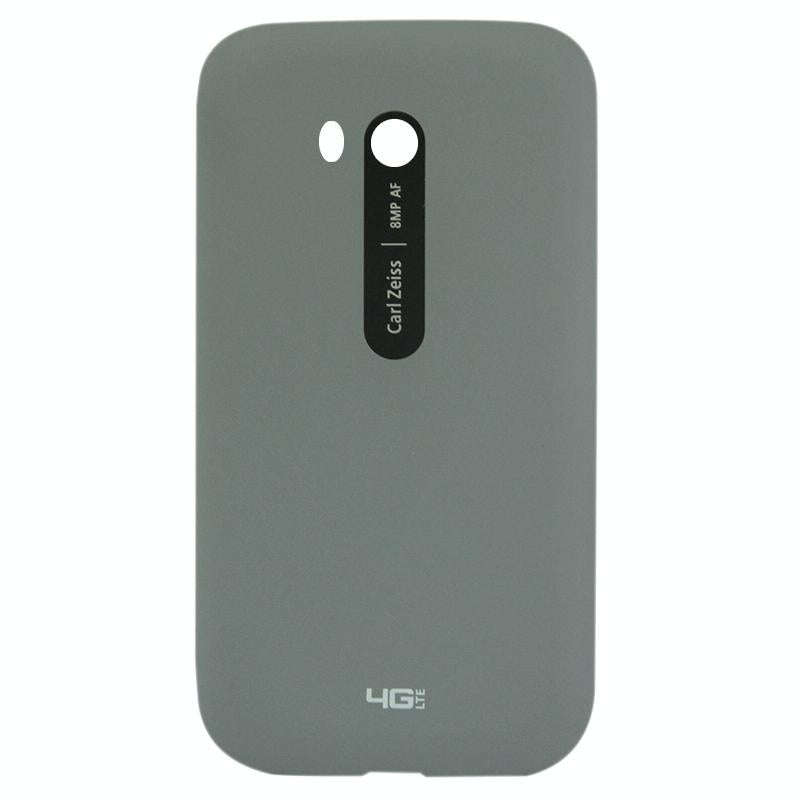 Smooth Surface Plastic Back Housing Cover for Nokia Lumia 822(Grey)
